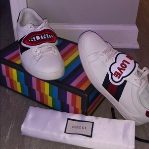 GUCCI Blind for Love Ace Sneakers